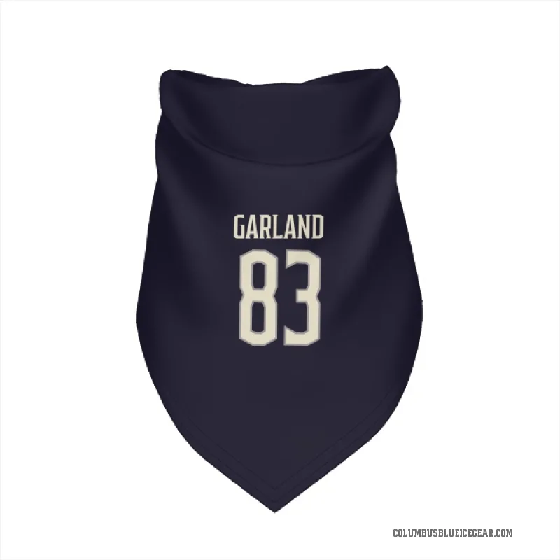 Conor Garland  Cream Columbus Blue Jackets   Navy  Cat & Dog Pet Bandana