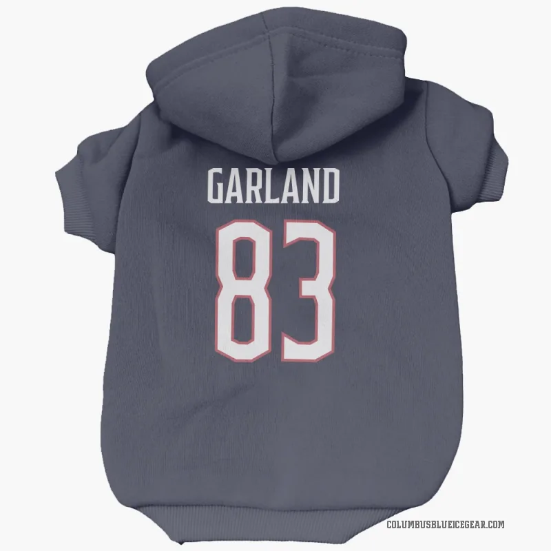 Conor Garland  Navy Columbus Blue Jackets  Cat & Dog Pet Hoodie