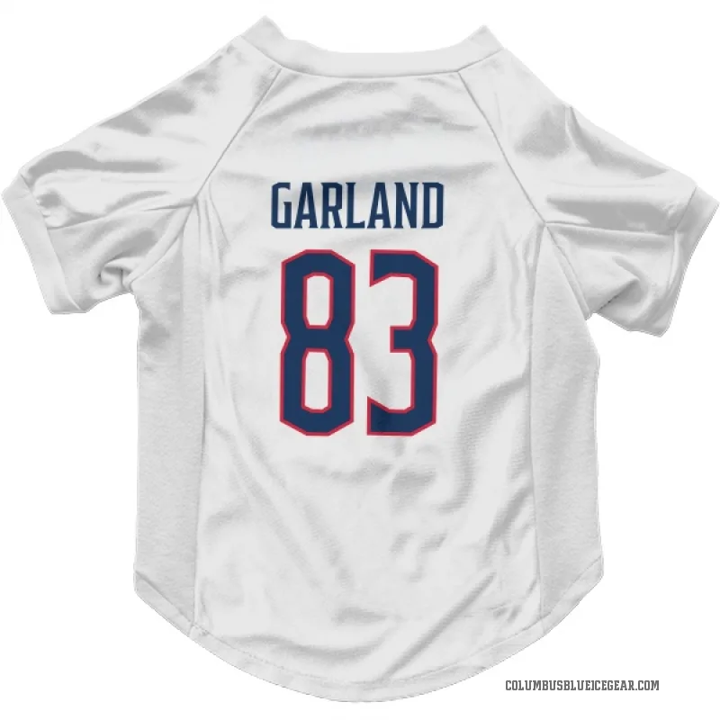Conor Garland  White Columbus Blue Jackets  Cat & Dog Pet Jersey